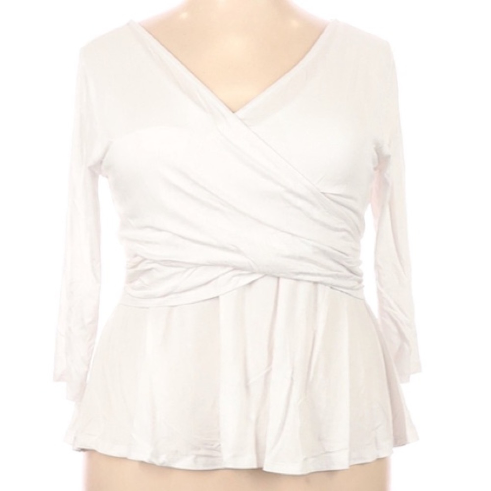 Torrid Super Soft cross front tee sz 1